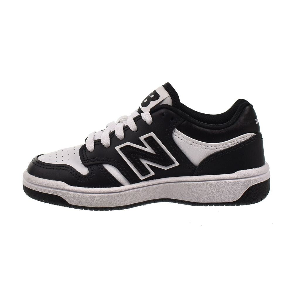 New Balance 480 Little Kids' Shoes Black/White psb480-bw