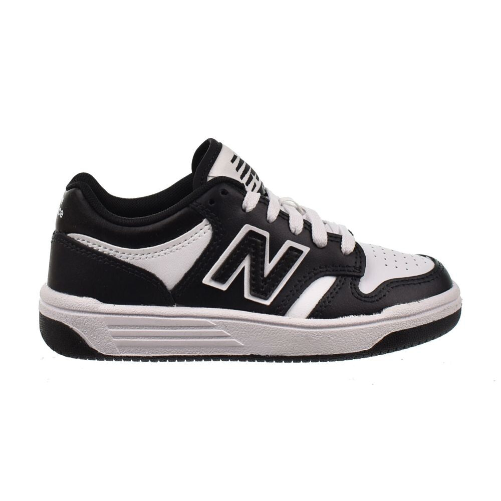 New Balance 480 Little Kids' Shoes Black/White psb480-bw
