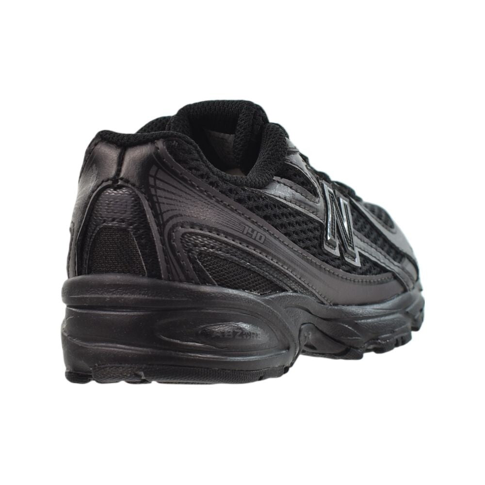 New Balance 740 Bungee Lace Little Kids' Shoes Black/Black pz740-bo