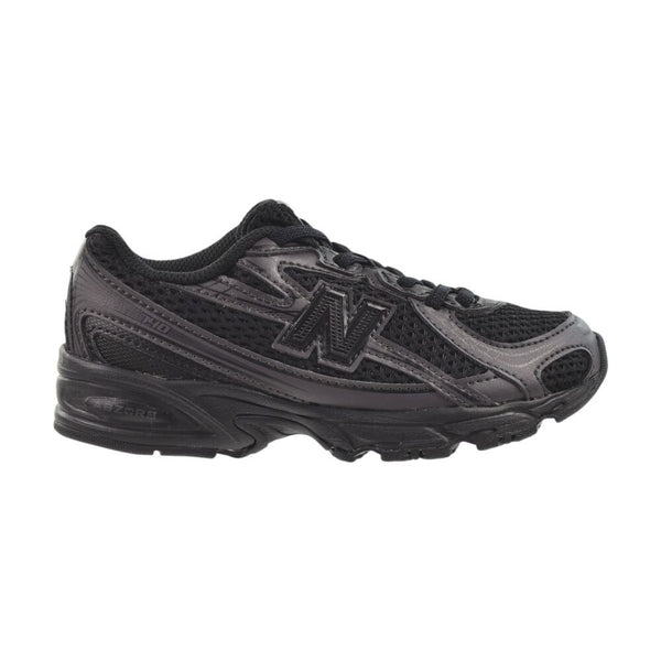 New Balance 740 Bungee Lace Little Kids' Shoes Black/Black pz740-bo