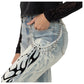 Smoke Rise High Rise Bootcut Chain Women's Jeans Seville Blue rjp26s401-sb