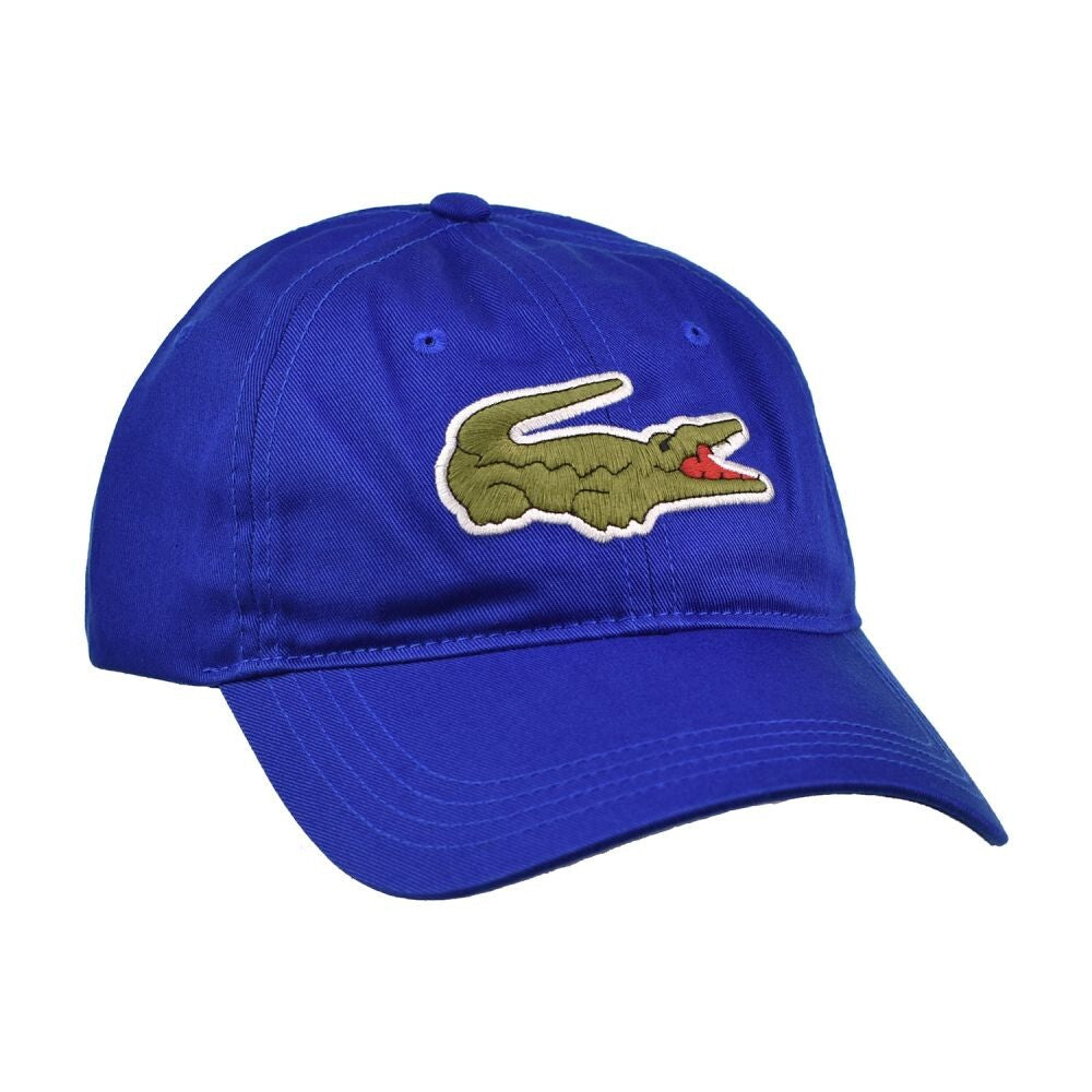 Lacoste Big Croc Adjustable Strapback Hat Blue rk4711-hjm