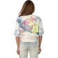 Smoke Rise Boxy Rhinestone Women's T-Shirt Turtle Dove rkt26s404-td