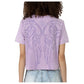 Smoke Rise Rhinestone Detail Women's T-Shirt Orchid Bloom rkt26s460-ob