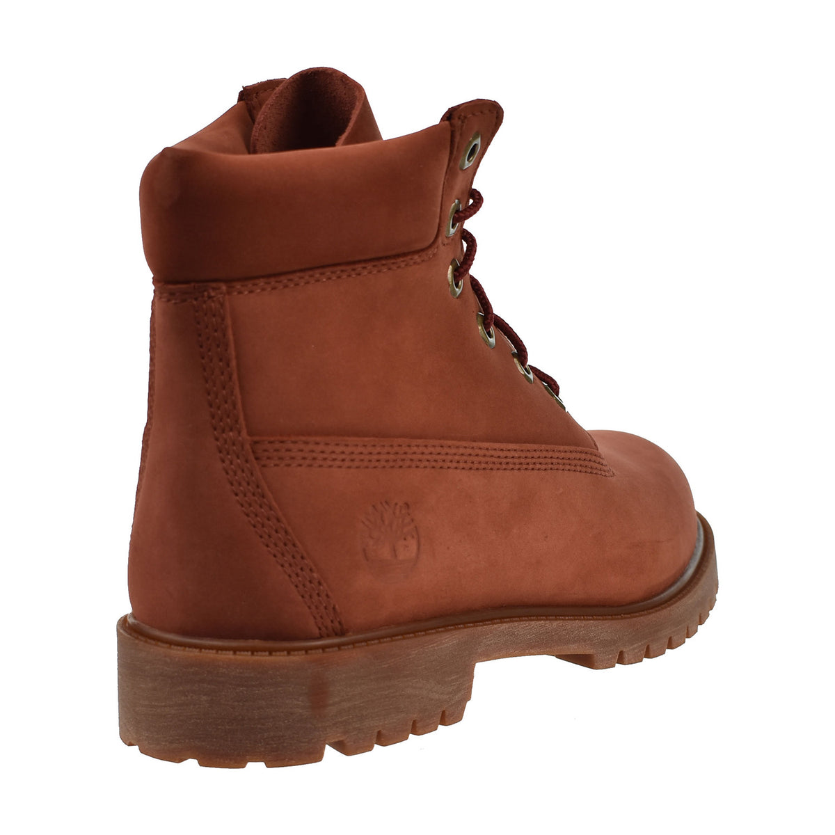 Timberland 6 Inch Premium Big Kids' Boots Dark Red Nubuck 