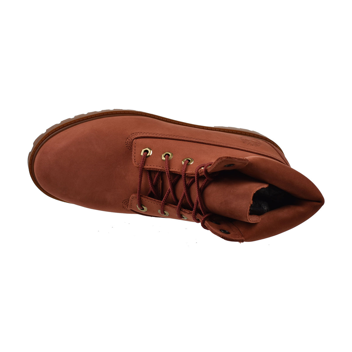 Timberland 6 Inch Premium Big Kids' Boots Dark Red Nubuck 