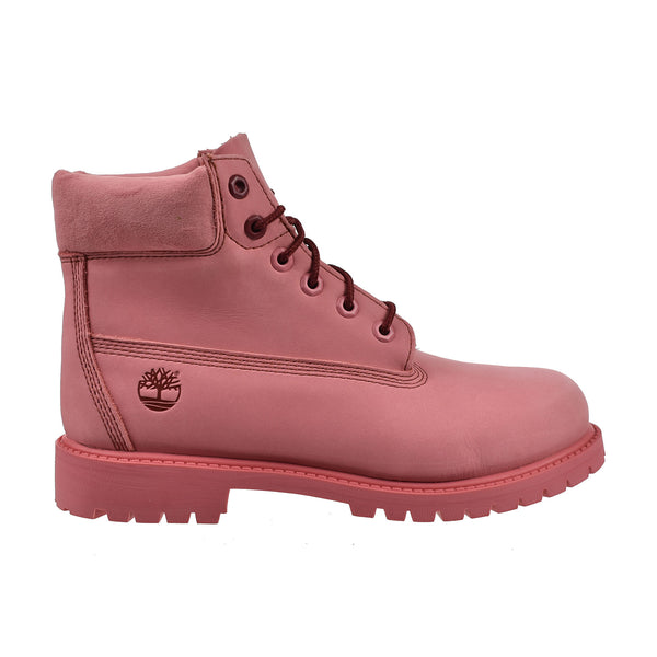 Timberland 6 Inch Premium Little Kids' Boots Medium Pink Nubuck 