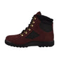 Timberland 6 inch (GS) Big Kids' Field Boots Burgundy Nubuck