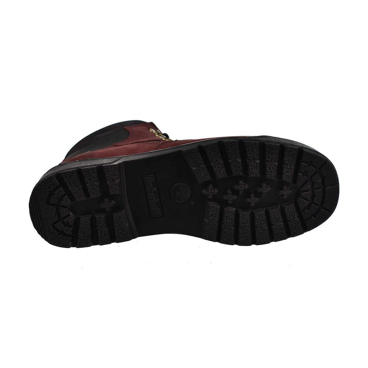 Timberland 6 inch (GS) Big Kids' Field Boots Burgundy Nubuck