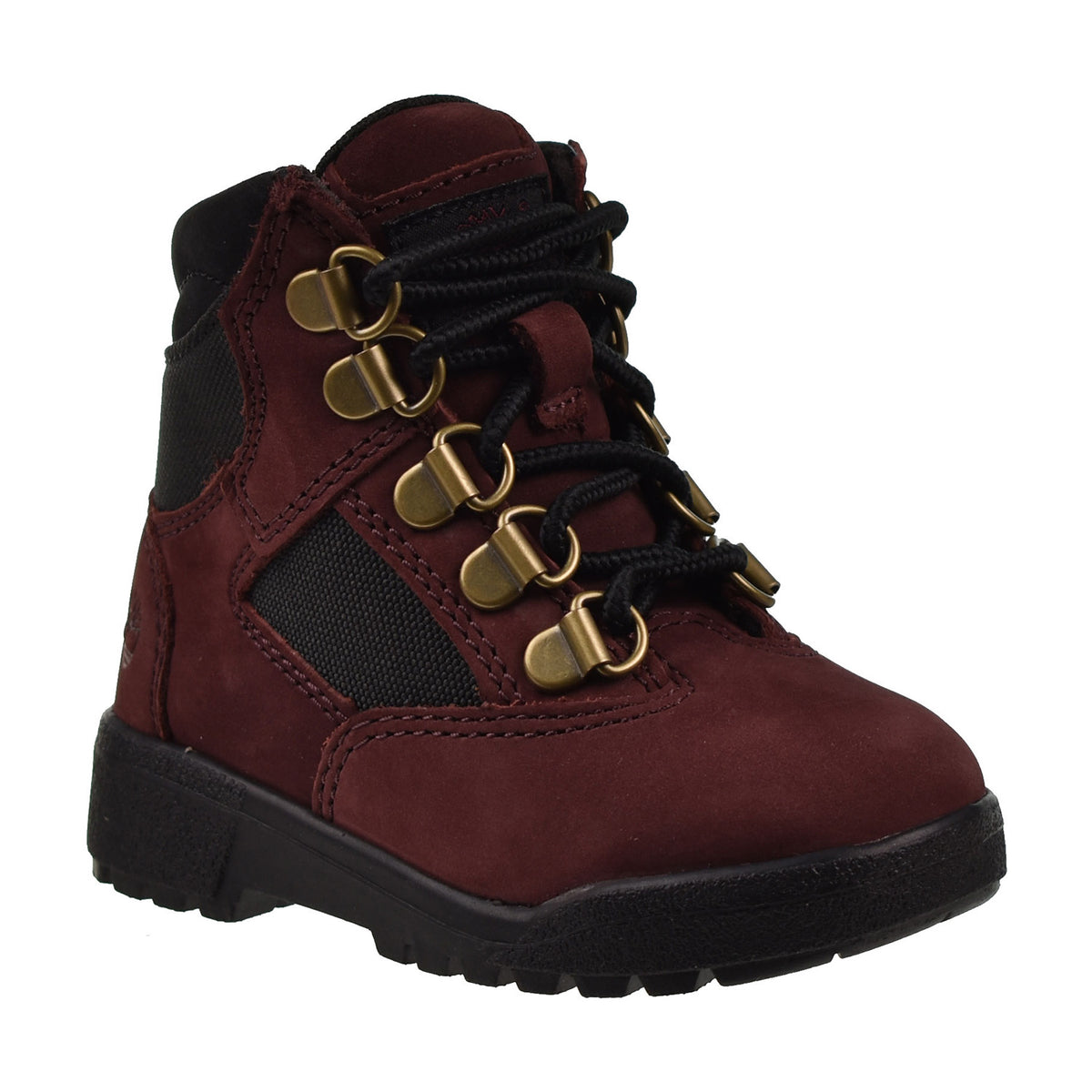 Timberland 6 inch Toddler Field Boots Burgundy Nubuck