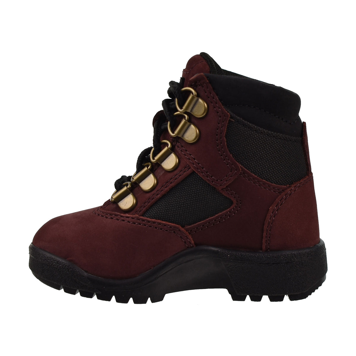 Timberland 6 inch Toddler Field Boots Burgundy Nubuck