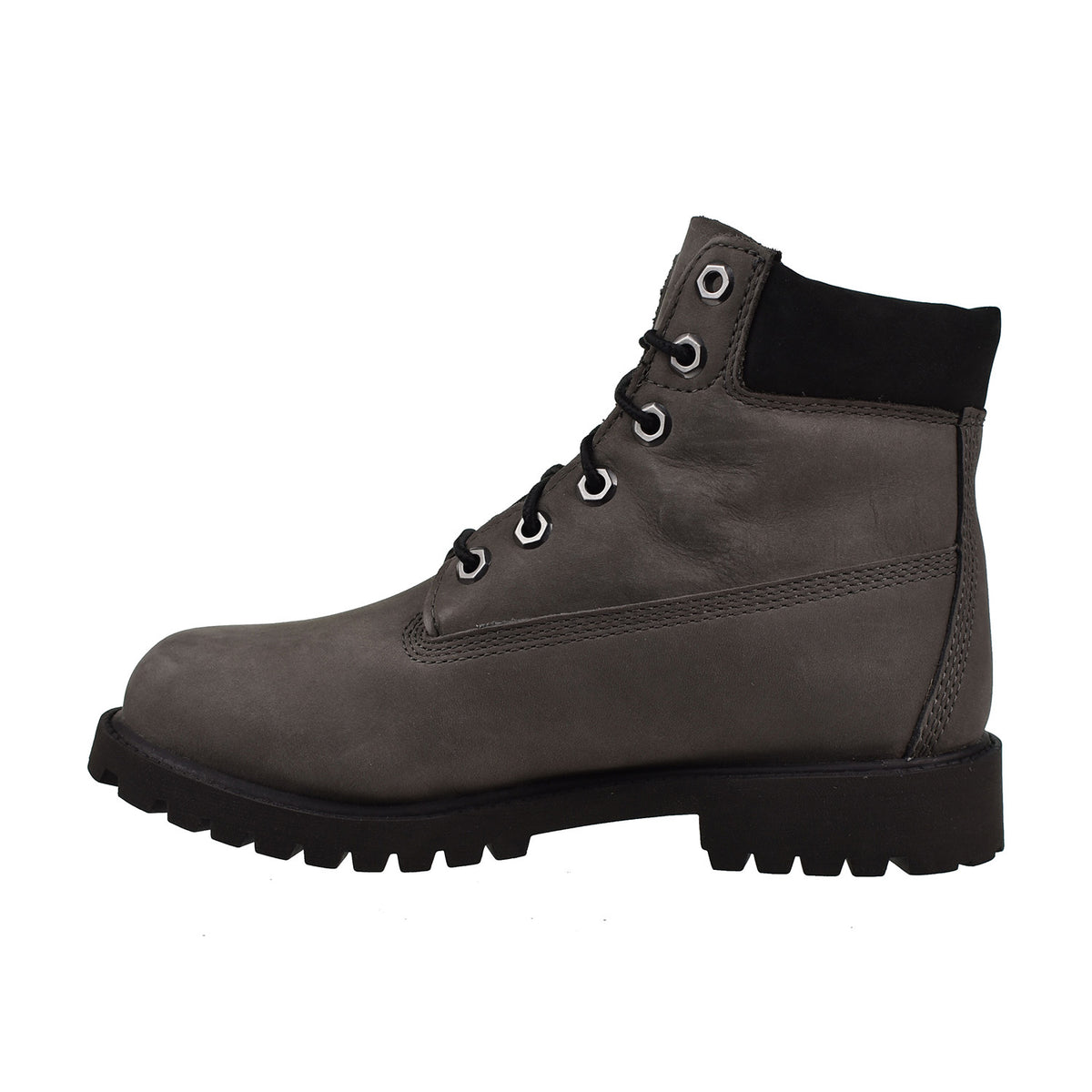 Timberland 6 Inch Premium Big Kids' Boots Grey Nubuck