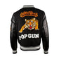 Top Gun Wildcats Varsity Men's Jacket Black tgj2434-black