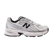 White/Metallic Silver/Black