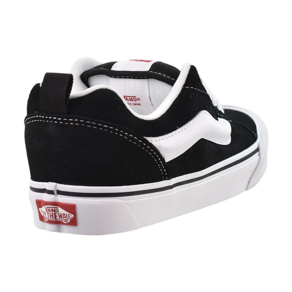 Vans Knu School Men's Shoes Black/True White vn0009qc-6bt