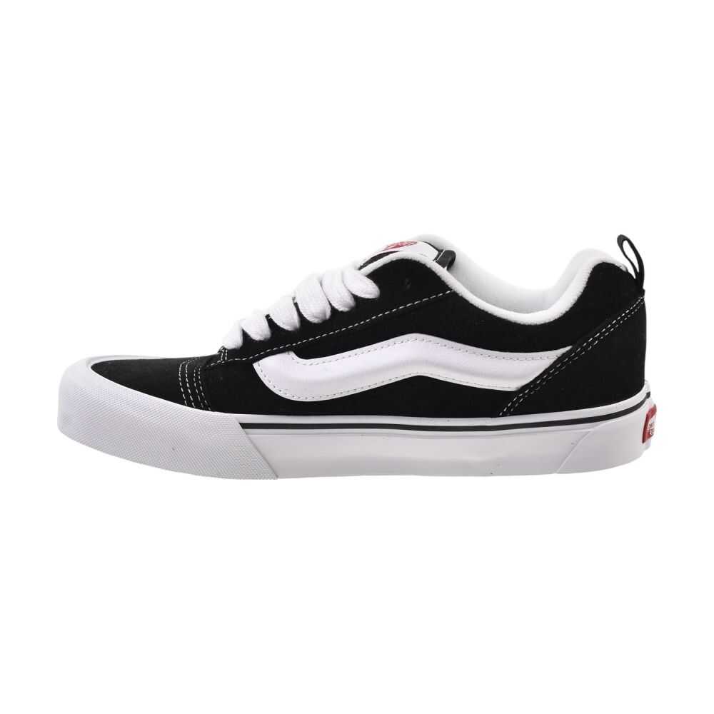 Vans Knu School Men's Shoes Black/True White vn0009qc-6bt