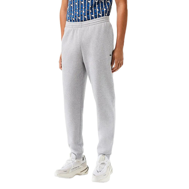 Lacoste Tapered Fit Fleece Men's Sweatpants Silver Chine xh2529-cca