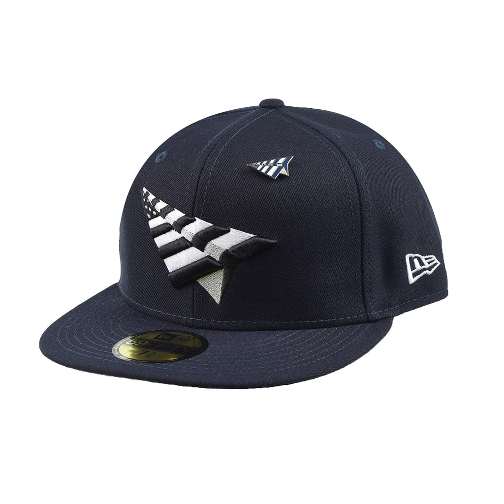 Paper Planes New Era Crown Men's Fitted Hat Navy 0017h801 (Size 7 1/4)