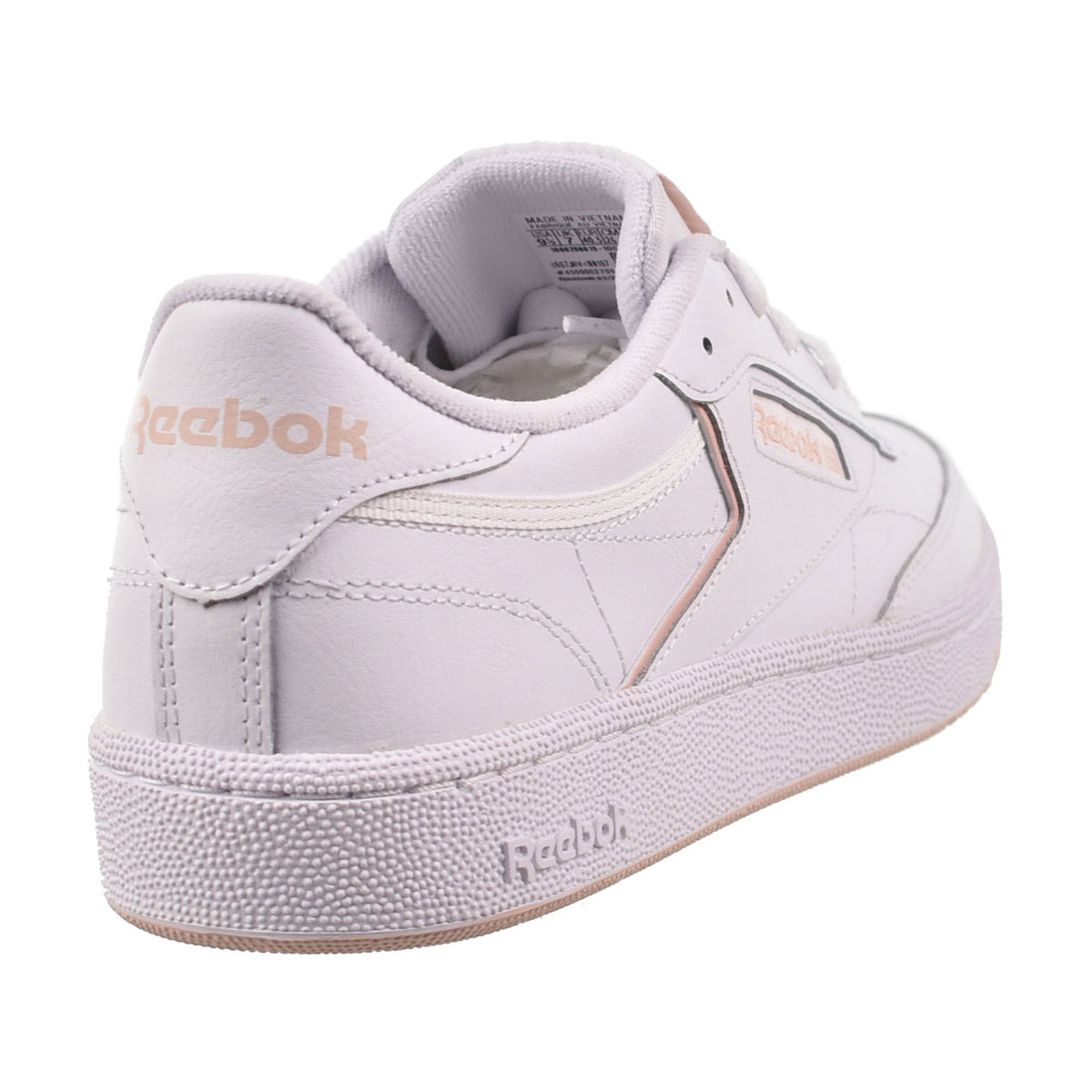 Reebok Club C 85 Leather Women`s Shoes White-Pink 