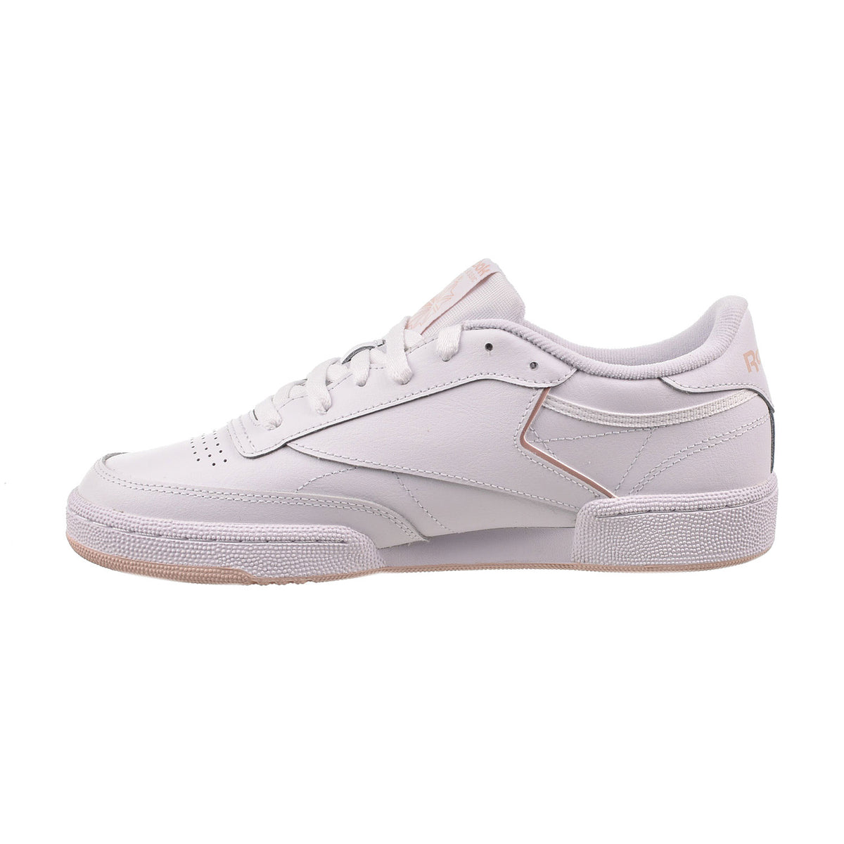 Reebok Club C 85 Leather Women`s Shoes White-Pink 