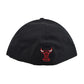 New Era Chicago Bulls "Hardwood Classic Logo" 59Fifty Men's Fitted Hat Black-Red