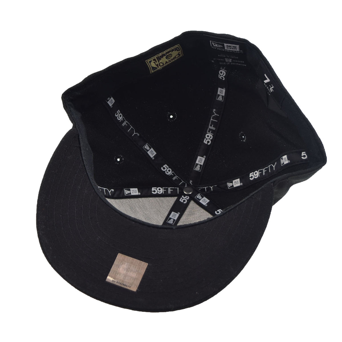 New Era Chicago Bulls "Hardwood Classic Logo" 59Fifty Men's Fitted Hat Black-Red