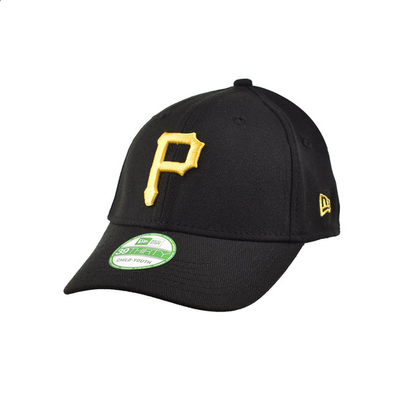 New Era Pittsburgh Pirates Team Classic Game 39Thirty Stretch Fit Kids Hat Black