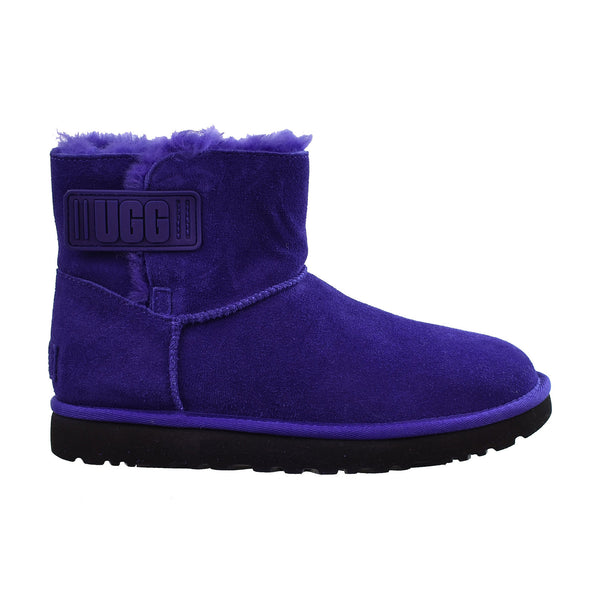 UGG Mini Bailey Logo Strap Women's Boots Purple-Black