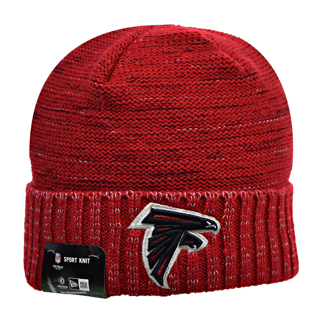 New Era Atlanta Falcons NFL 17 Knit Rush Men's Beanie Hat Cap Red/Black