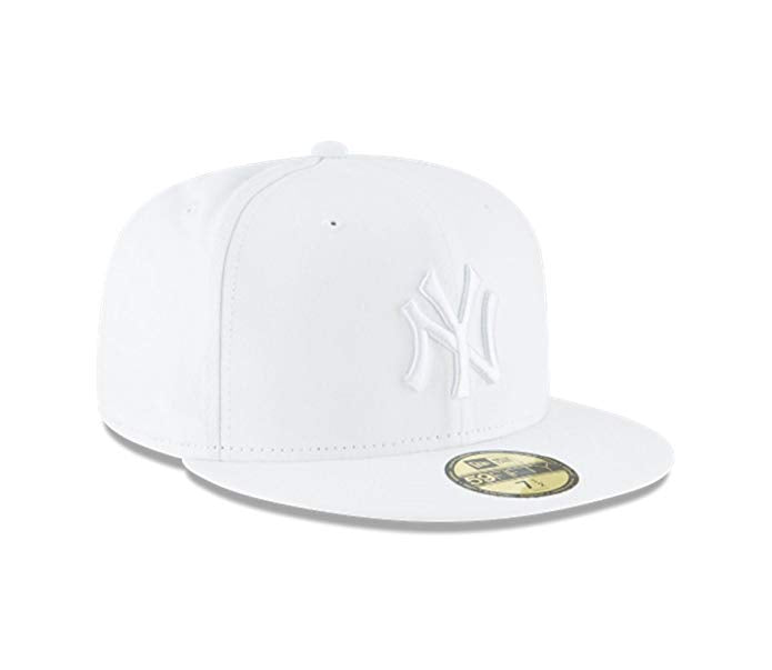 New Era New York Yankees MLB Basic 59Fifty Fitted Cap Hat White