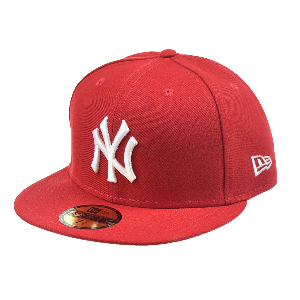 New Era New York Yankees Basic 59Fifty Fitted Men's Hat Red