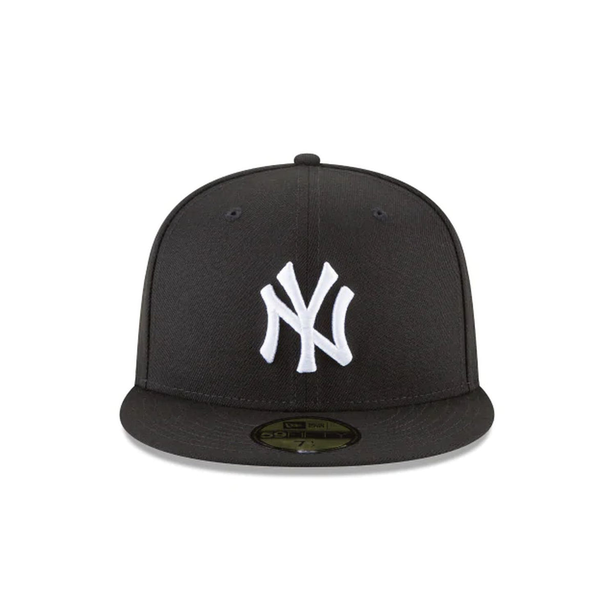 New Era New York Yankees Basic 59Fifty Fitted Cap Hat Black/White