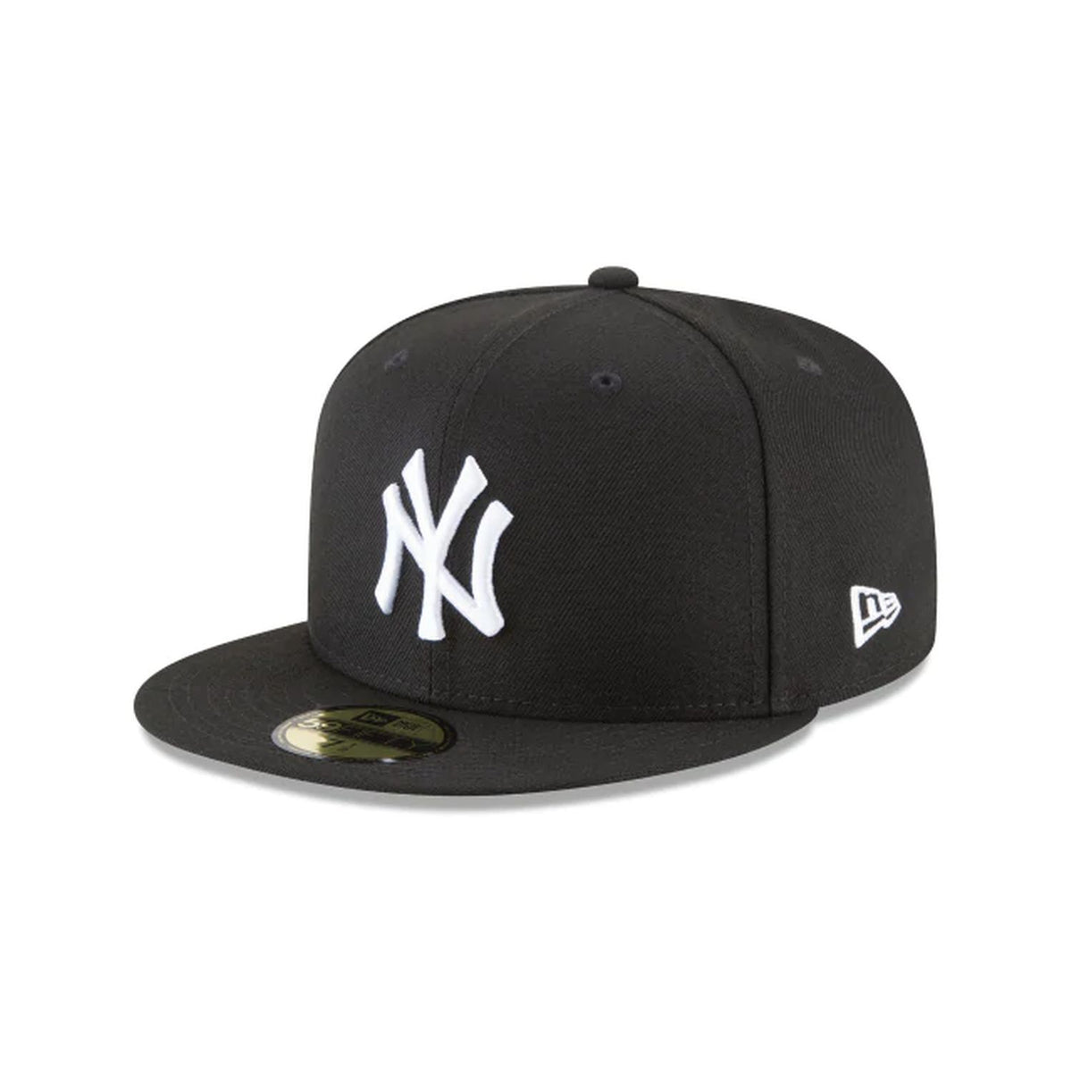 New Era New York Yankees Basic 59Fifty Fitted Cap Hat Black/White
