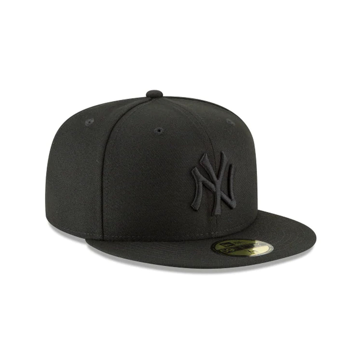 New Era New York Yankees Blackout Basic 59Fifty Fitted Cap Hat Black