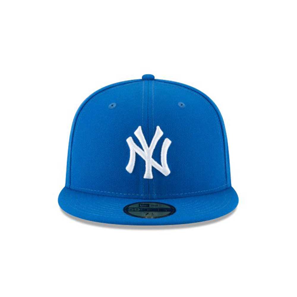 New Era 59Fifty New York Yankees Basic Men's Fitted Hat Blue-White