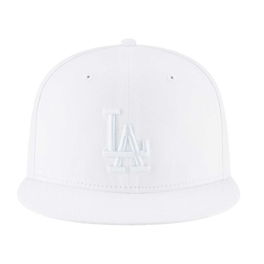 Men's New Era Los Angeles Dodgers White on 59FIFTY Fitted Hat