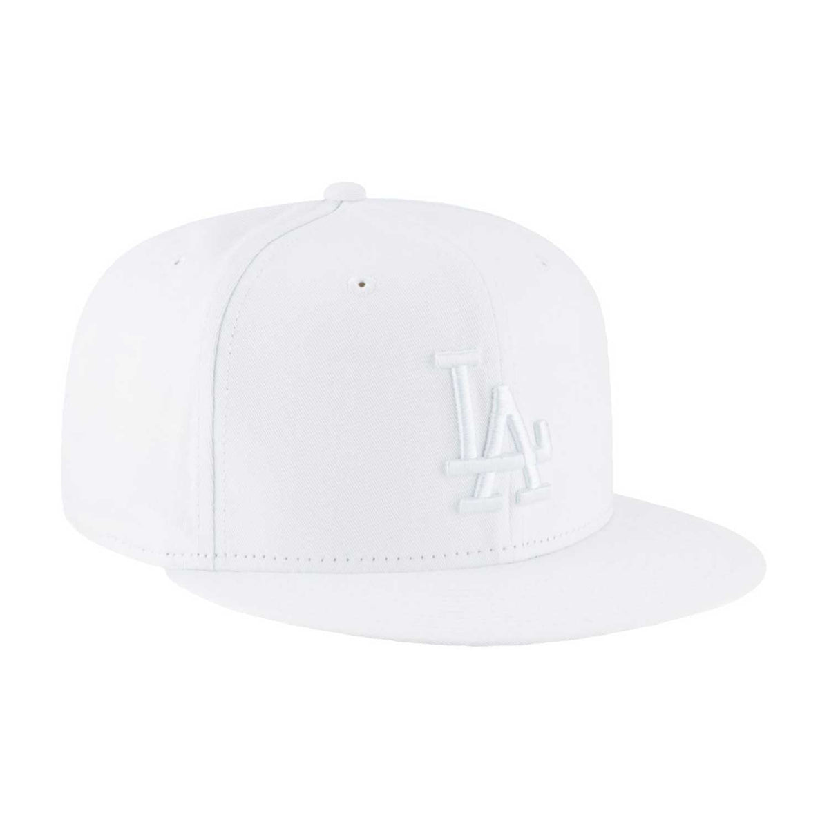 New Era 59Fifty Los Angeles Dodgers Primary Logo Basic Men's Fitted Hat White