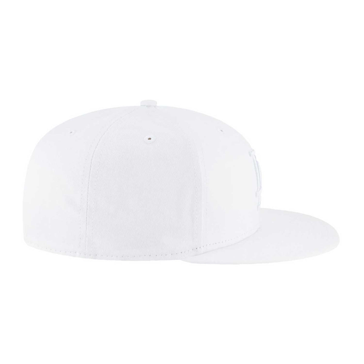 New Era 59Fifty Los Angeles Dodgers Primary Logo Basic Men's Fitted Hat White