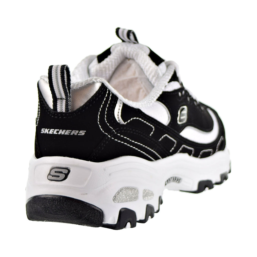 En la mayoría de los casos reserva omitir Skechers D'Lites Biggest Fan Memory Foam Women's Sneakers Black/White