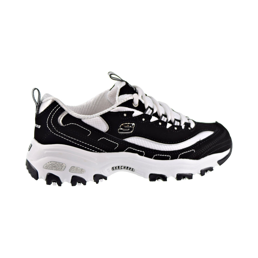 Skechers D'Lites Biggest Fan Memory Foam Women's Sneakers Black/White