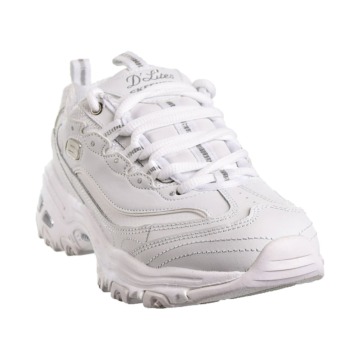 Skechers D'Lites Fresh Start Women's Shoes White/Silver