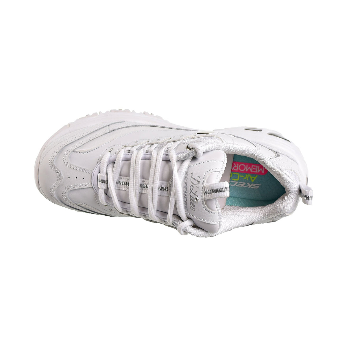Skechers D'Lites Fresh Start Women's Shoes White/Silver