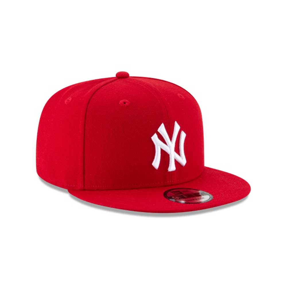 New Era 9Fifty New York Yankees Basic Scarlet Men's Adjustable Hat Red