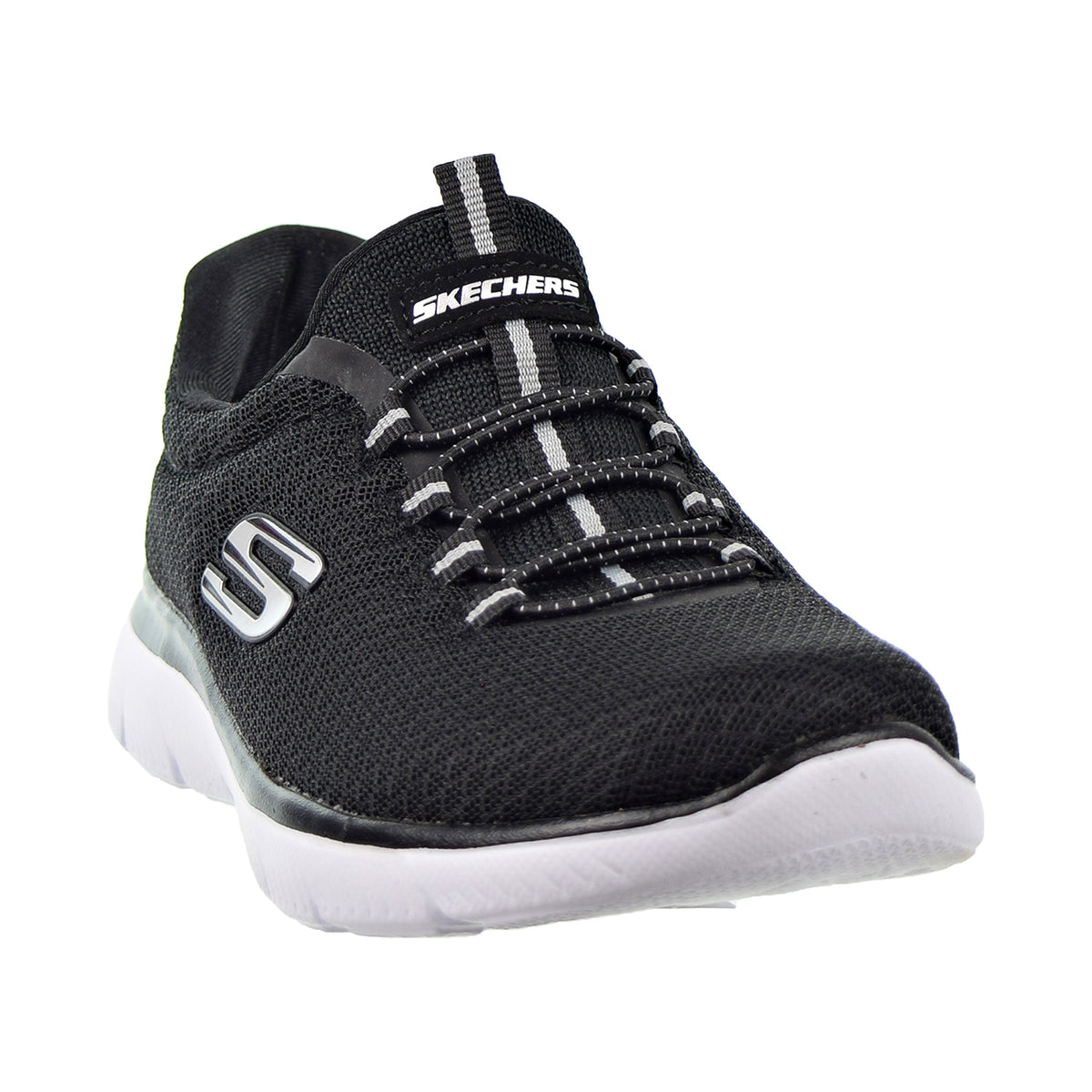 Skechers Summits Womens Shoes Black/White