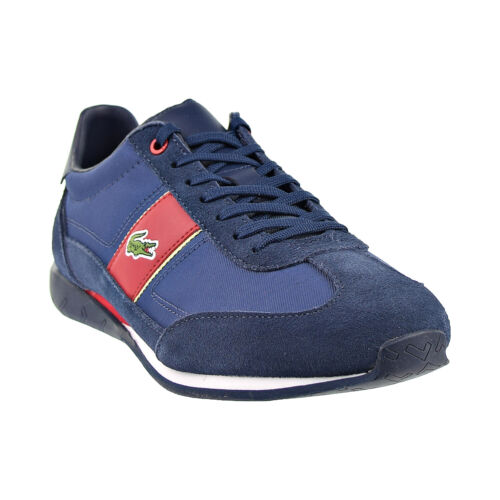 Lacoste Angular 222 2 CMA Textile Men's Shoes Navy-Red