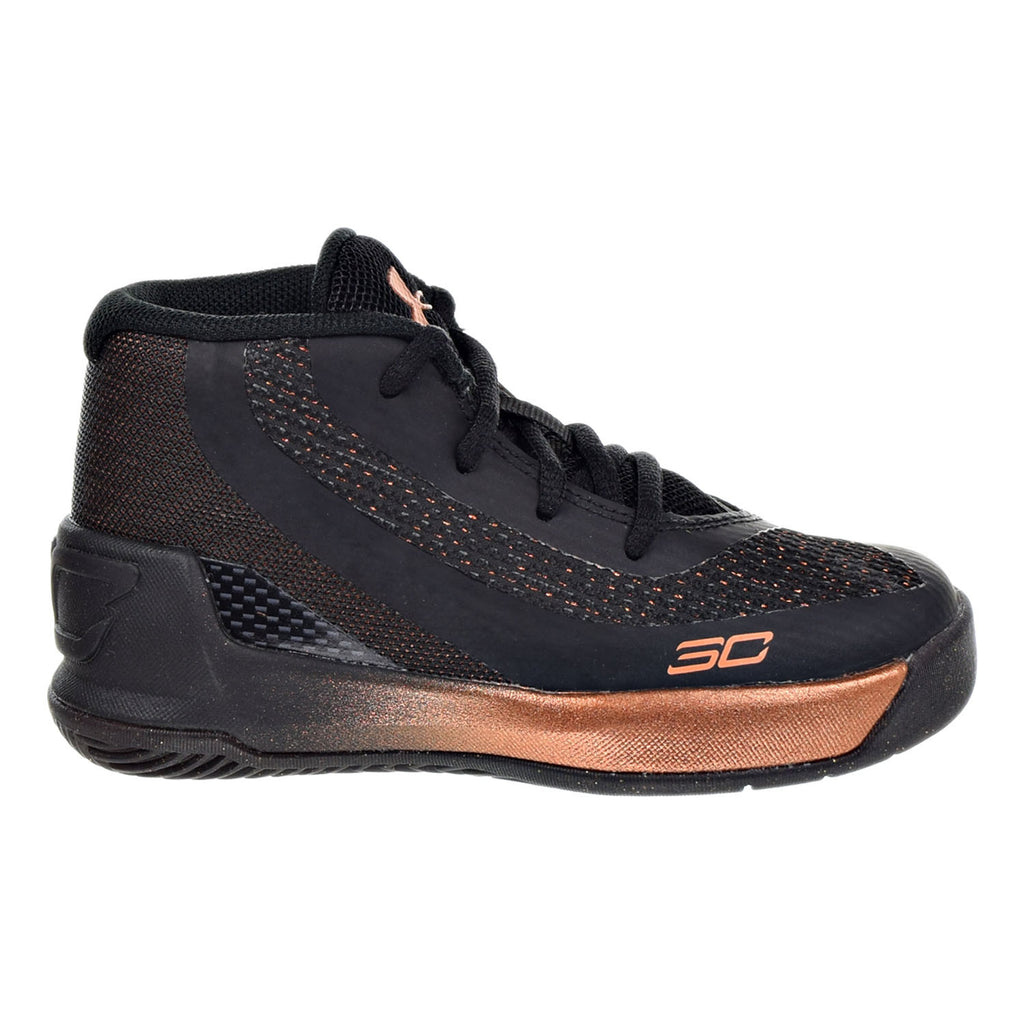 Underarmour B Infant Curry 3 ASW Toddler's Shoes Black/Silver/Copper