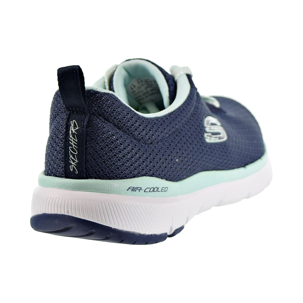 Skechers Flex Appeal 3.0 First Insight Womens Shoes Navy/Aqua