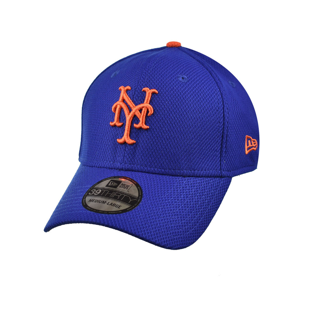 New Era New York Mets Classic 39Thirty Stretch Fit Men's Hat Blue-Orange