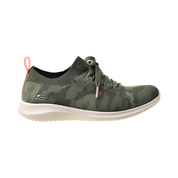 Skechers Ultra Flex Wild Pursue Women's Shoes Olive