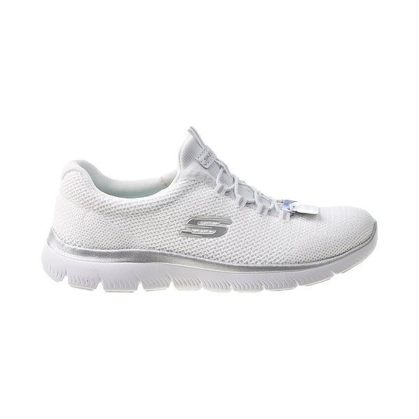 Skechers Summits Cool Classic Women's Shoes White-Silver